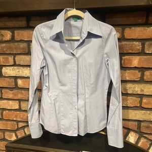 United Colors of Benetton Classic Blue Button-Down Shirt
